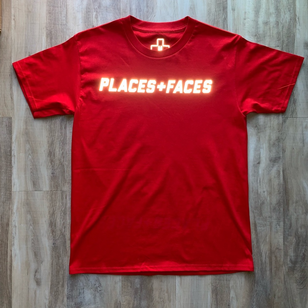 Place + Faces T-Shirt Red Tee